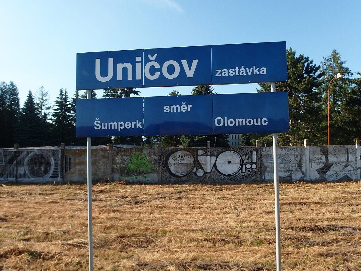 Uničov zastávka