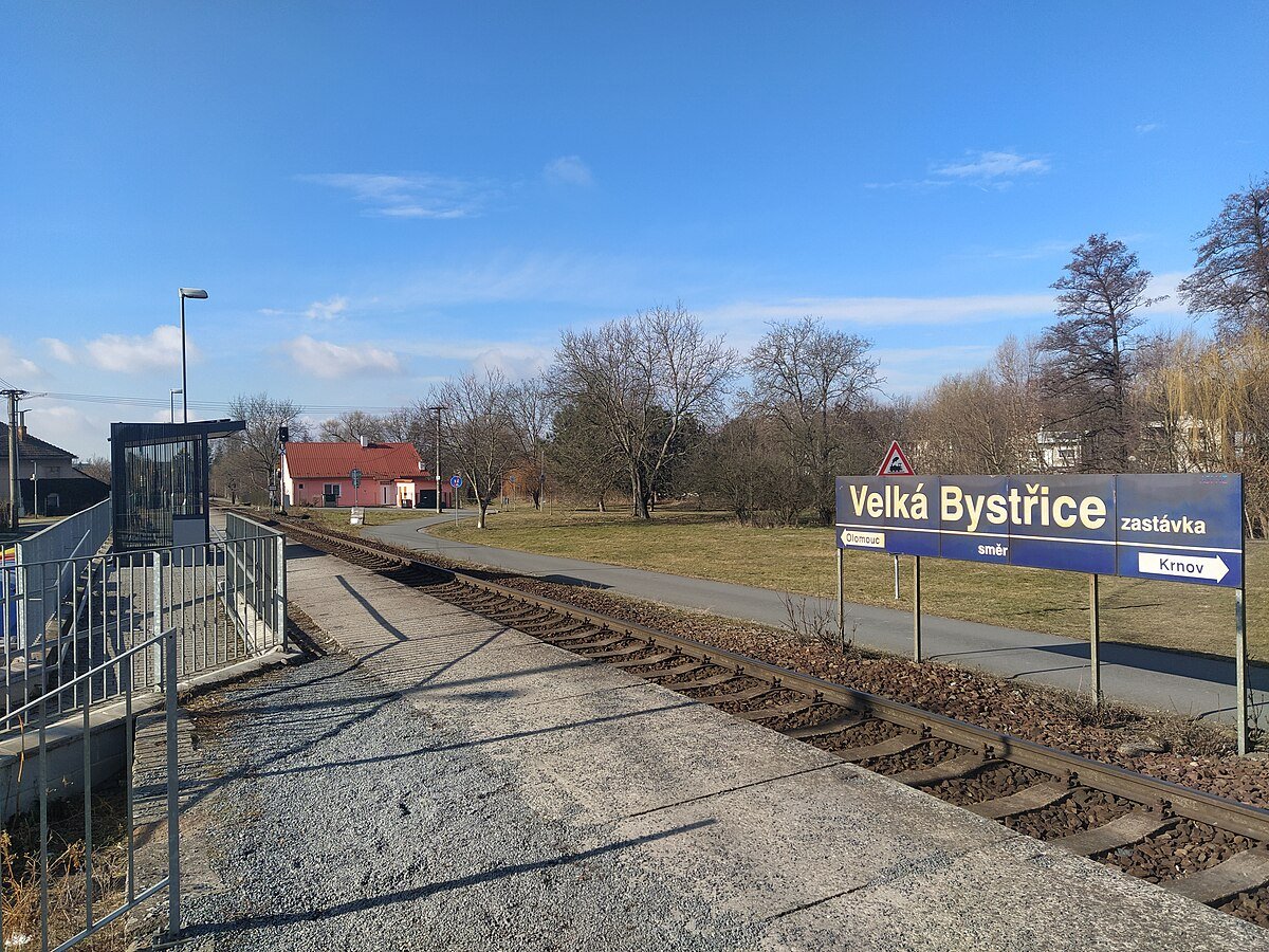 Velká Bystřice zastávka