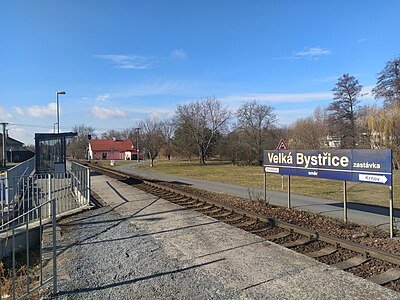 Velká Bystřice zastávka