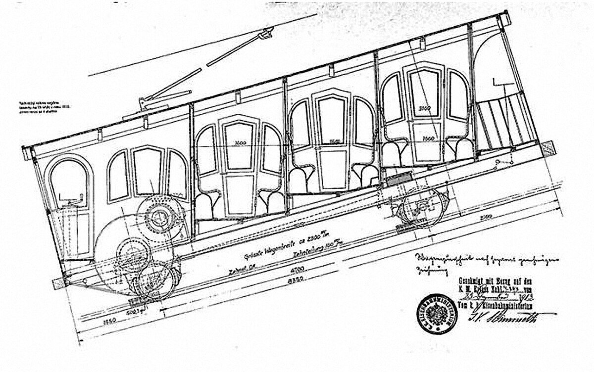 rozestavěná lanová dráha  Tži kříže