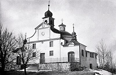 bývalý poutní areál zasvěcený svaté Trojici