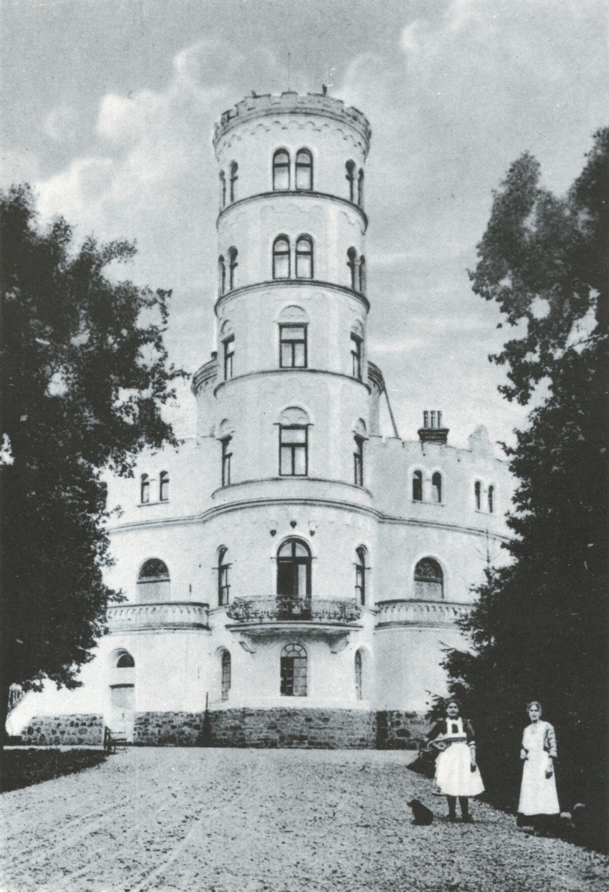 základy zámečku Pepčín