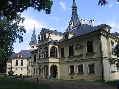 Zámek Josefa Hlávky v Lužanech