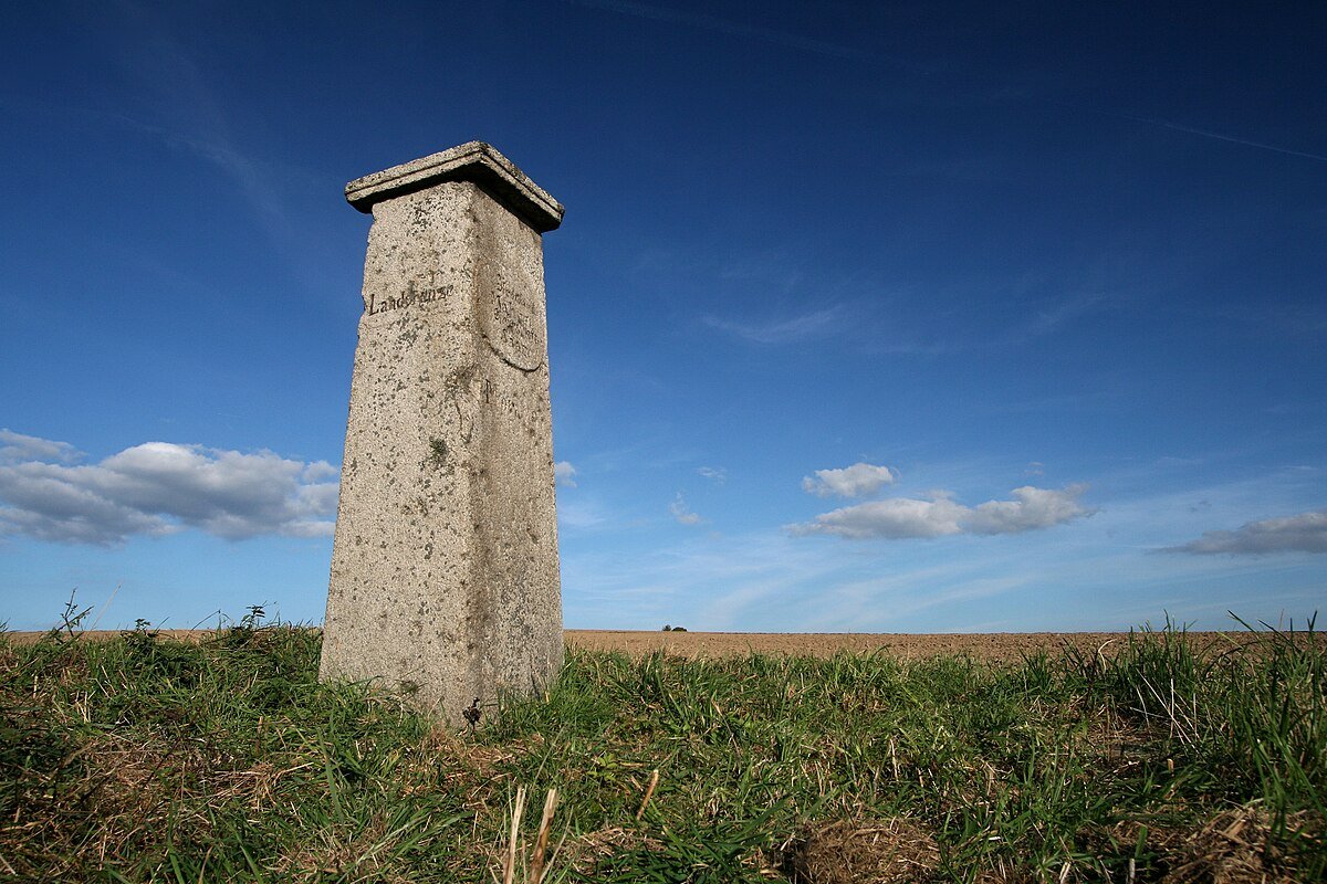Hraniční kámen Čechy / Morava